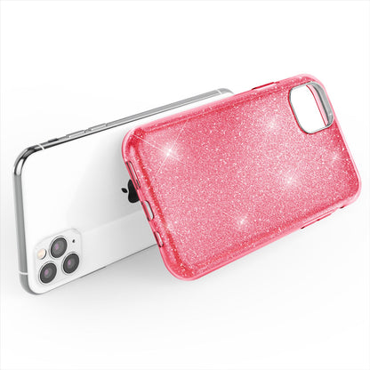 NALIA Glitzerhülle für iPhone 11 Pro Max – Funkelnder Glitzer-Look & Grip – SHINEPOP (Silikon Case) – Marke aus Berlin