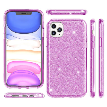 NALIA Glitzerhülle für iPhone 11 Pro – Funkelnder Glitzer-Look & Grip – SHINEPOP (Silikon Case) – Marke aus Berlin