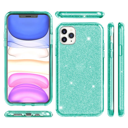 NALIA Glitzerhülle für iPhone 11 Pro – Funkelnder Glitzer-Look & Grip – SHINEPOP (Silikon Case) – Marke aus Berlin