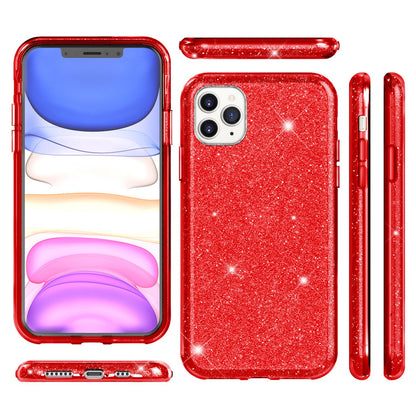NALIA Glitzerhülle für iPhone 11 Pro – Funkelnder Glitzer-Look & Grip – SHINEPOP (Silikon Case) – Marke aus Berlin