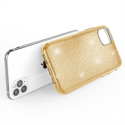 NALIA Glitzerhülle für iPhone 11 Pro – Funkelnder Glitzer-Look & Grip – SHINEPOP (Silikon Case) – Marke aus Berlin
