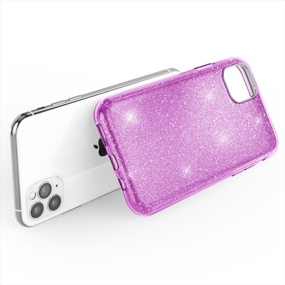 NALIA Glitzerhülle für iPhone 11 Pro – Funkelnder Glitzer-Look & Grip – SHINEPOP (Silikon Case) – Marke aus Berlin