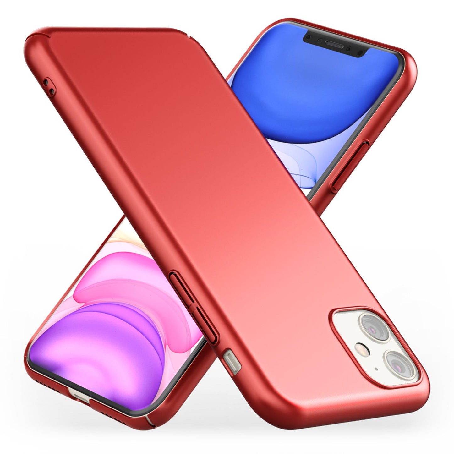NALIA Ultra Slim Hardcase für iPhone 11 – Anti-Fingerabdruck & 0.5mm Dünn – PUREFIT (Matt & Leicht) – Marke aus Berlin