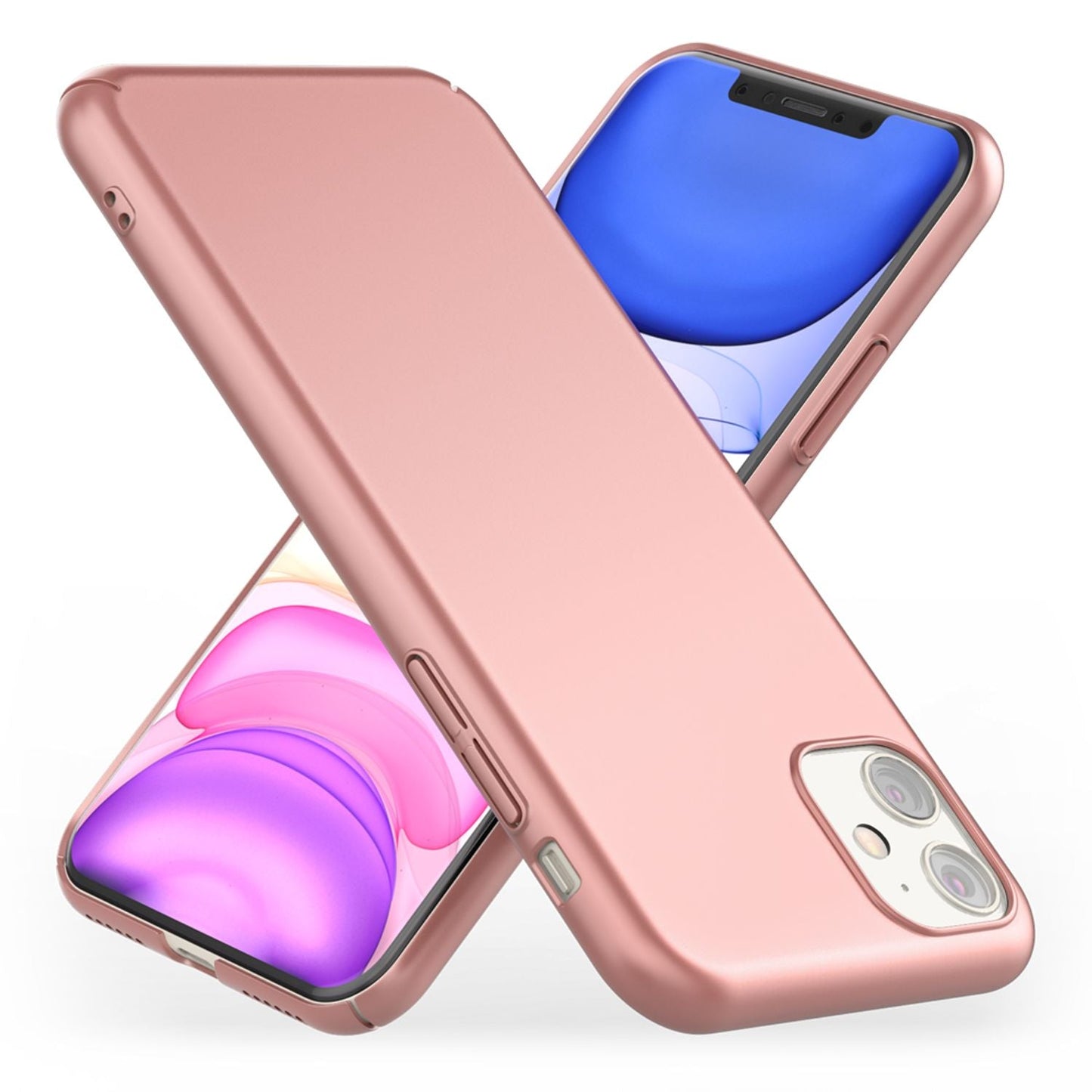 NALIA Ultra Slim Hardcase für iPhone 11 – Anti-Fingerabdruck & 0.5mm Dünn – PUREFIT (Matt & Leicht) – Marke aus Berlin