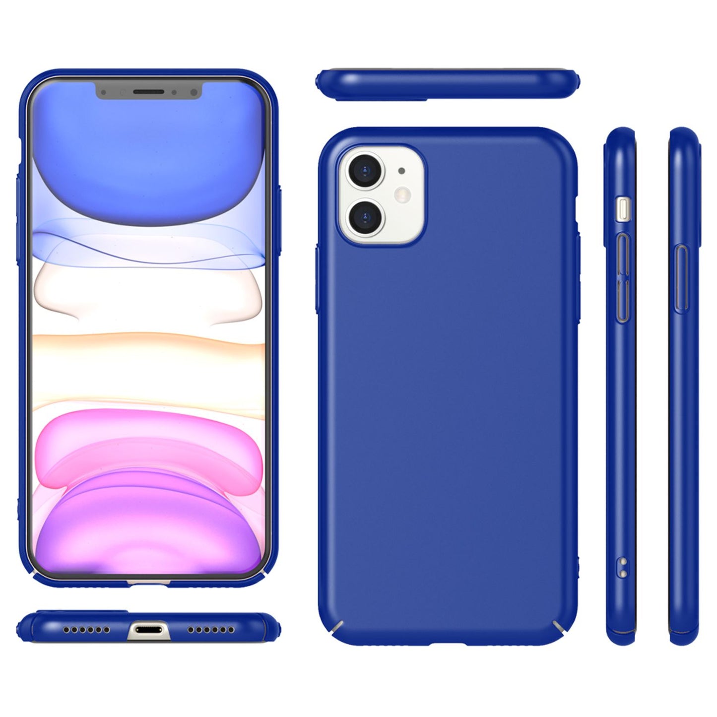 NALIA Ultra Slim Hardcase für iPhone 11 – Anti-Fingerabdruck & 0.5mm Dünn – PUREFIT (Matt & Leicht) – Marke aus Berlin