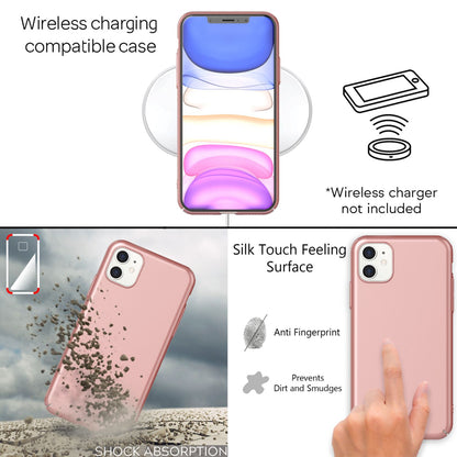 NALIA Ultra Slim Hardcase für iPhone 11 – Anti-Fingerabdruck & 0.5mm Dünn – PUREFIT (Matt & Leicht) – Marke aus Berlin