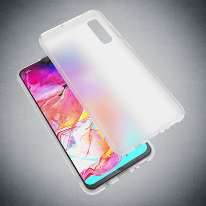 NALIA Silikonhülle kompatibel mit Samsung Galaxy A70 Hülle, Dünne Durchsichtige Handyhülle Ultra-Slim Phone Case Cover, Weiche TPU Gummi Schutzhülle Silikon Handy-Tasche Soft Bumper