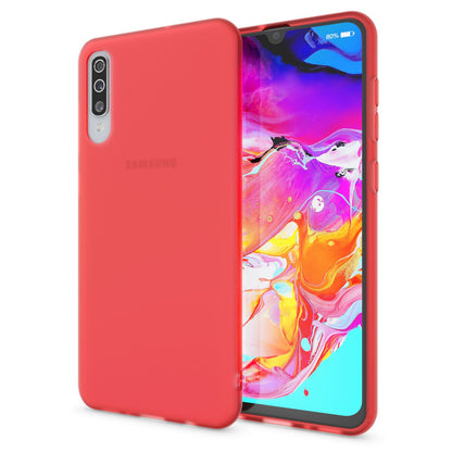 NALIA Silikonhülle kompatibel mit Samsung Galaxy A70 Hülle, Dünne Durchsichtige Handyhülle Ultra-Slim Phone Case Cover, Weiche TPU Gummi Schutzhülle Silikon Handy-Tasche Soft Bumper