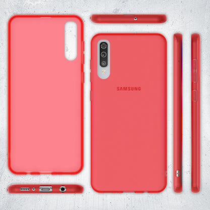 NALIA Silikonhülle kompatibel mit Samsung Galaxy A70 Hülle, Dünne Durchsichtige Handyhülle Ultra-Slim Phone Case Cover, Weiche TPU Gummi Schutzhülle Silikon Handy-Tasche Soft Bumper