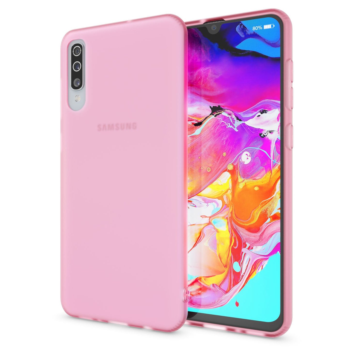 NALIA Silikonhülle kompatibel mit Samsung Galaxy A70 Hülle, Dünne Durchsichtige Handyhülle Ultra-Slim Phone Case Cover, Weiche TPU Gummi Schutzhülle Silikon Handy-Tasche Soft Bumper