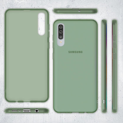 NALIA Silikonhülle kompatibel mit Samsung Galaxy A70 Hülle, Dünne Durchsichtige Handyhülle Ultra-Slim Phone Case Cover, Weiche TPU Gummi Schutzhülle Silikon Handy-Tasche Soft Bumper