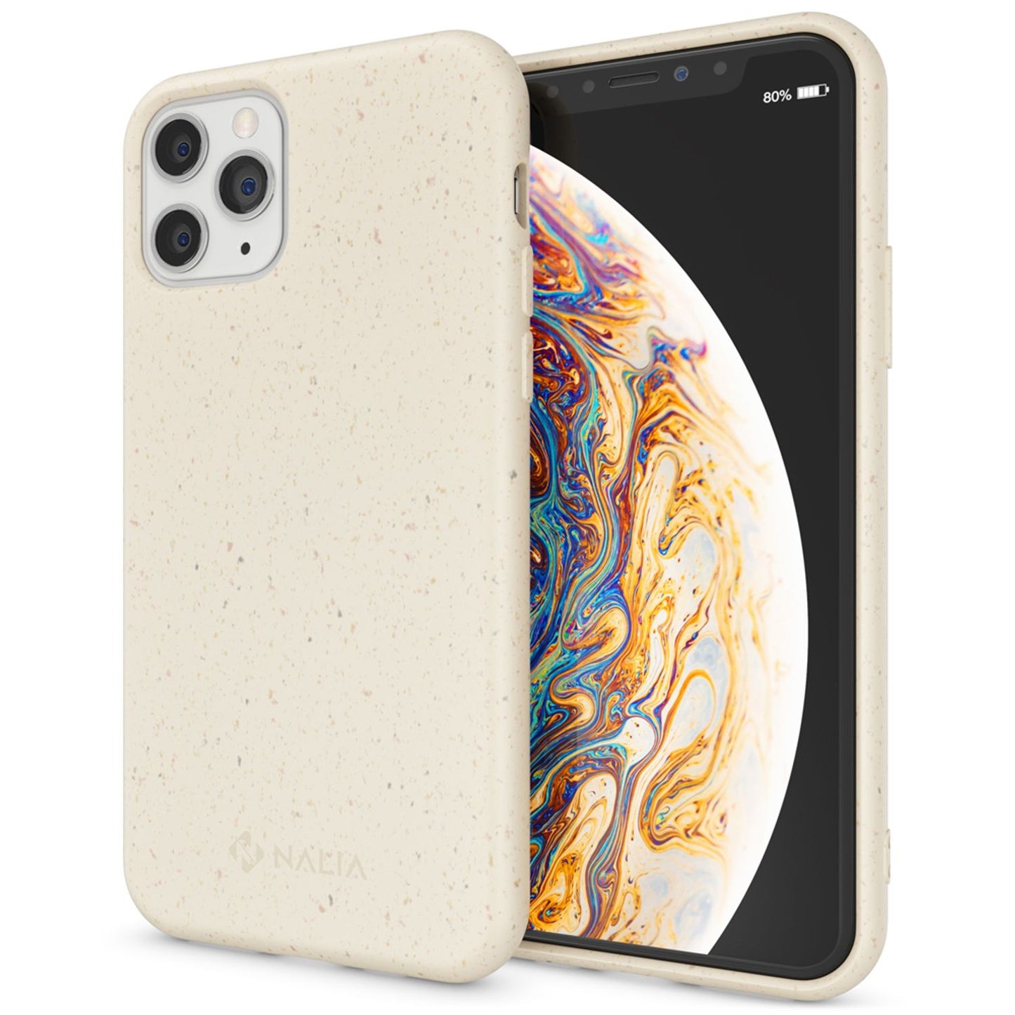 NALIA Handyhülle für iPhone 11 Pro – Weizenstroh Case (Pflanzenbasiert) – BIOVERA – Matt & Stoßfest (Vegan) – Marke aus Berlin
