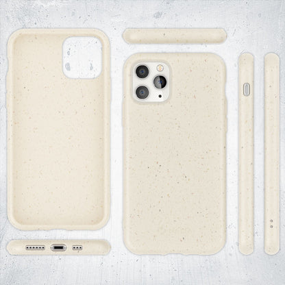 NALIA Handyhülle für iPhone 11 Pro – Weizenstroh Case (Pflanzenbasiert) – BIOVERA – Matt & Stoßfest (Vegan) – Marke aus Berlin