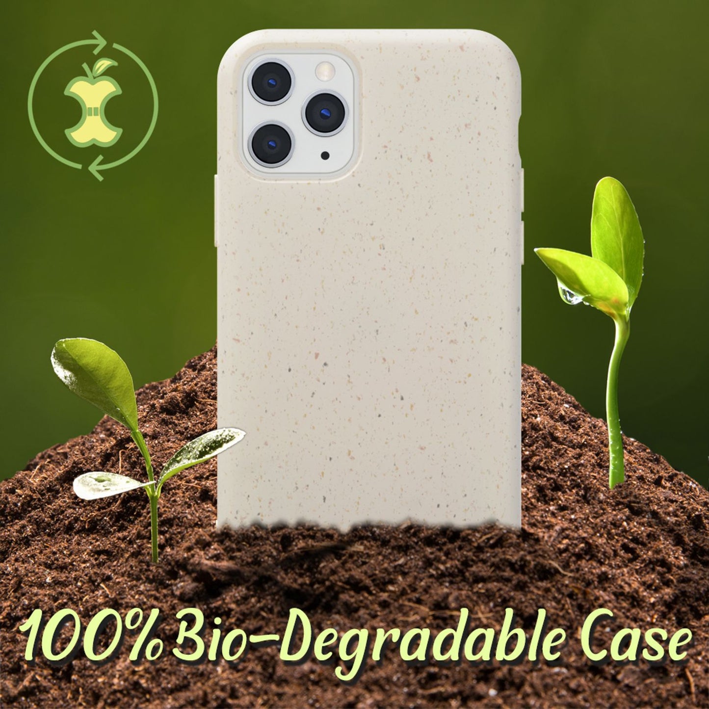 NALIA Handyhülle für iPhone 11 Pro Max – Weizenstroh Case (Pflanzenbasiert) – BIOVERA – Matt & Stoßfest (Vegan) – Marke aus Berlin