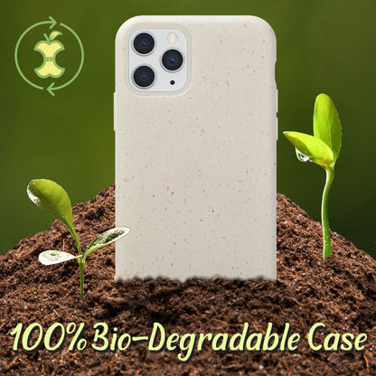 NALIA Handyhülle für iPhone 11 Pro Max – Weizenstroh Case (Pflanzenbasiert) – BIOVERA – Matt & Stoßfest (Vegan) – Marke aus Berlin