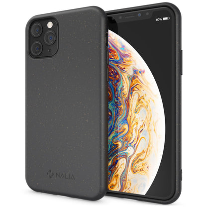 NALIA Handyhülle für iPhone 11 Pro Max – Weizenstroh Case (Pflanzenbasiert) – BIOVERA – Matt & Stoßfest (Vegan) – Marke aus Berlin
