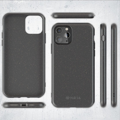 NALIA Handyhülle für iPhone 11 Pro Max – Weizenstroh Case (Pflanzenbasiert) – BIOVERA – Matt & Stoßfest (Vegan) – Marke aus Berlin