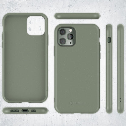 NALIA Handyhülle für iPhone 11 Pro Max – Weizenstroh Case (Pflanzenbasiert) – BIOVERA – Matt & Stoßfest (Vegan) – Marke aus Berlin