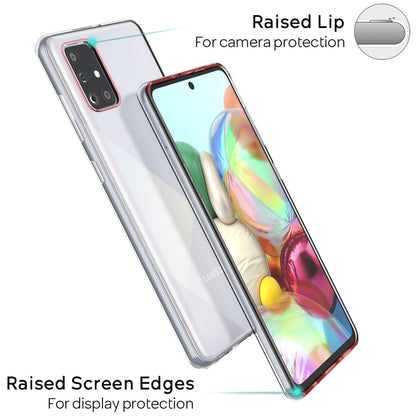 NALIA Transparente Silikonhülle für Samsung Galaxy A51 – Anti-Gelb & Rutschfest – GLAZE (Handyhülle Kristallklar, Schlank & Stoßfest) – Marke aus Berlin
