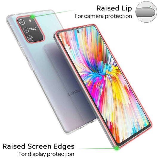 NALIA Transparente Silikonhülle für Samsung Galaxy S10 Lite – Anti-Gelb & Rutschfest – GLAZE (Handyhülle Kristallklar, Schlank & Stoßfest) – Marke aus Berlin