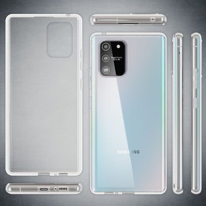 NALIA Transparente Silikonhülle für Samsung Galaxy S10 Lite – Anti-Gelb & Rutschfest – GLAZE (Handyhülle Kristallklar, Schlank & Stoßfest) – Marke aus Berlin