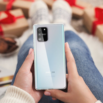NALIA Transparente Silikonhülle für Samsung Galaxy S10 Lite – Anti-Gelb & Rutschfest – GLAZE (Handyhülle Kristallklar, Schlank & Stoßfest) – Marke aus Berlin
