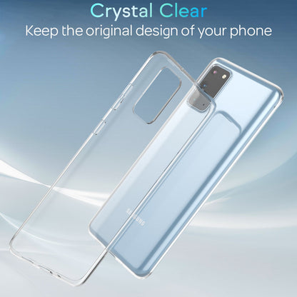 NALIA Transparente Silikonhülle für Samsung Galaxy S20 – Anti-Gelb & Rutschfest – GLAZE (Handyhülle Kristallklar, Schlank & Stoßfest) – Marke aus Berlin