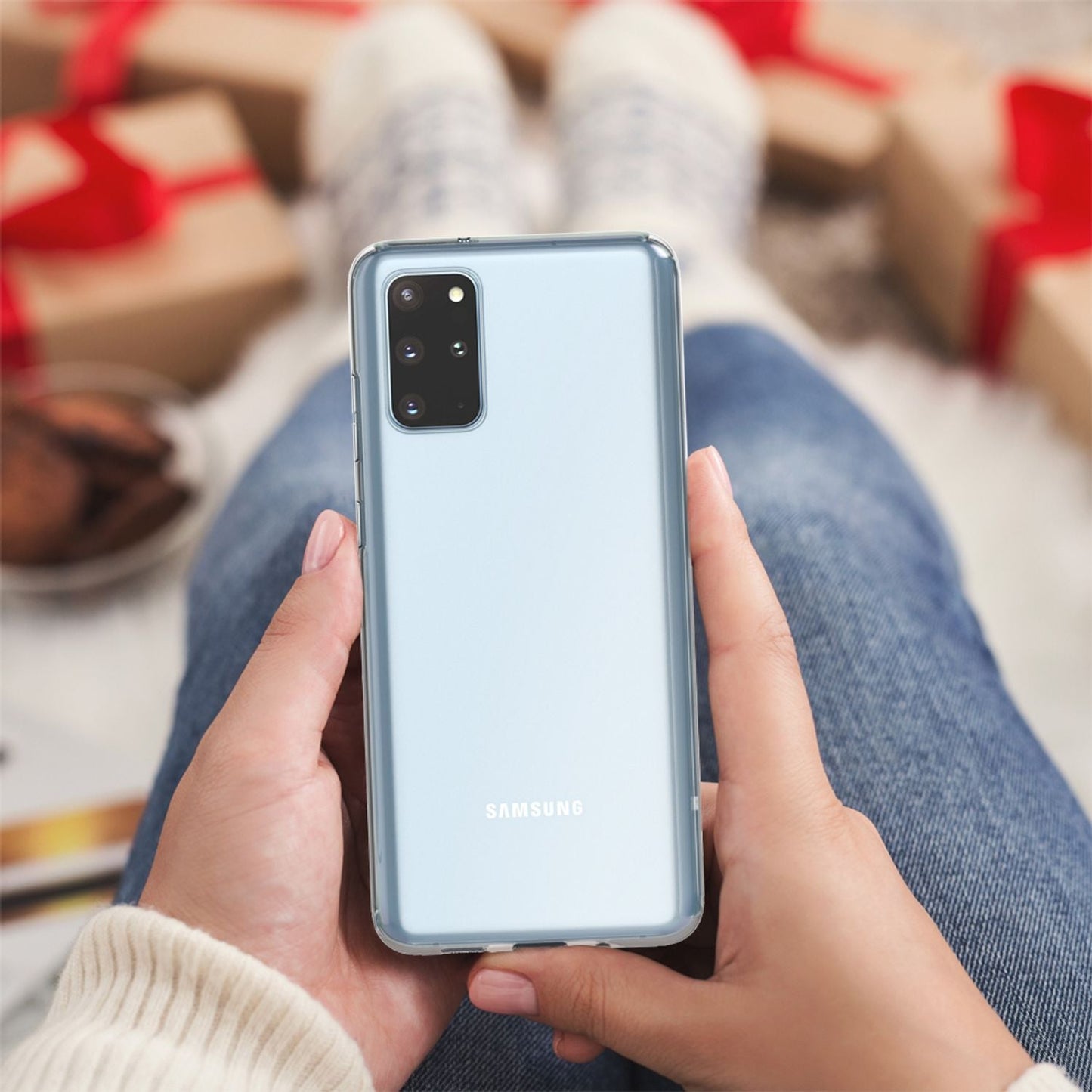NALIA Transparente Silikonhülle für Samsung Galaxy S20 Plus – Anti-Gelb & Rutschfest – GLAZE (Handyhülle Kristallklar, Schlank & Stoßfest) – Marke aus Berlin