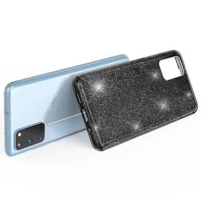 NALIA Glitzerhülle für Samsung Galaxy S20 – Funkelnder Glitzer-Look & Grip – SHINEPOP (Silikon Case) – Marke aus Berlin
