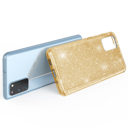 NALIA Glitzerhülle für Samsung Galaxy S20 Plus – Funkelnder Glitzer-Look & Grip – SHINEPOP (Silikon Case) – Marke aus Berlin