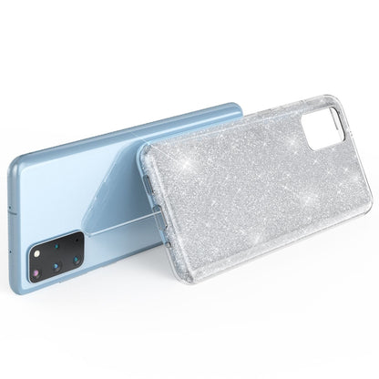 NALIA Glitzerhülle für Samsung Galaxy S20 Plus – Funkelnder Glitzer-Look & Grip – SHINEPOP (Silikon Case) – Marke aus Berlin