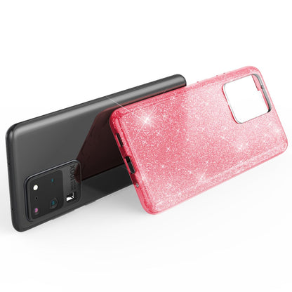 NALIA Glitzerhülle für Samsung Galaxy S20 Ultra – Funkelnder Glitzer-Look & Grip – SHINEPOP (Silikon Case) – Marke aus Berlin