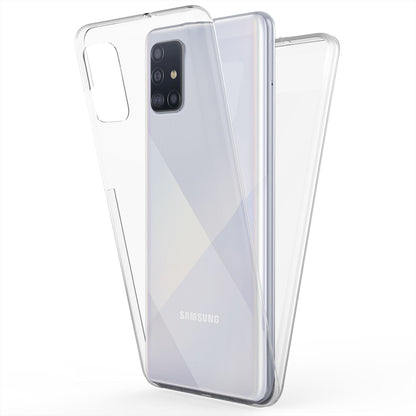 NALIA 360° Hülle für Samsung Galaxy A51 – Vorne & Hinten Schutz – 360GUARD (Full-Body Case) – Marke aus Berlin