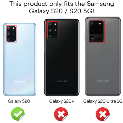 NALIA 360° Hülle für Samsung Galaxy S20 – Vorne & Hinten Schutz – 360GUARD (Full-Body Case) – Marke aus Berlin
