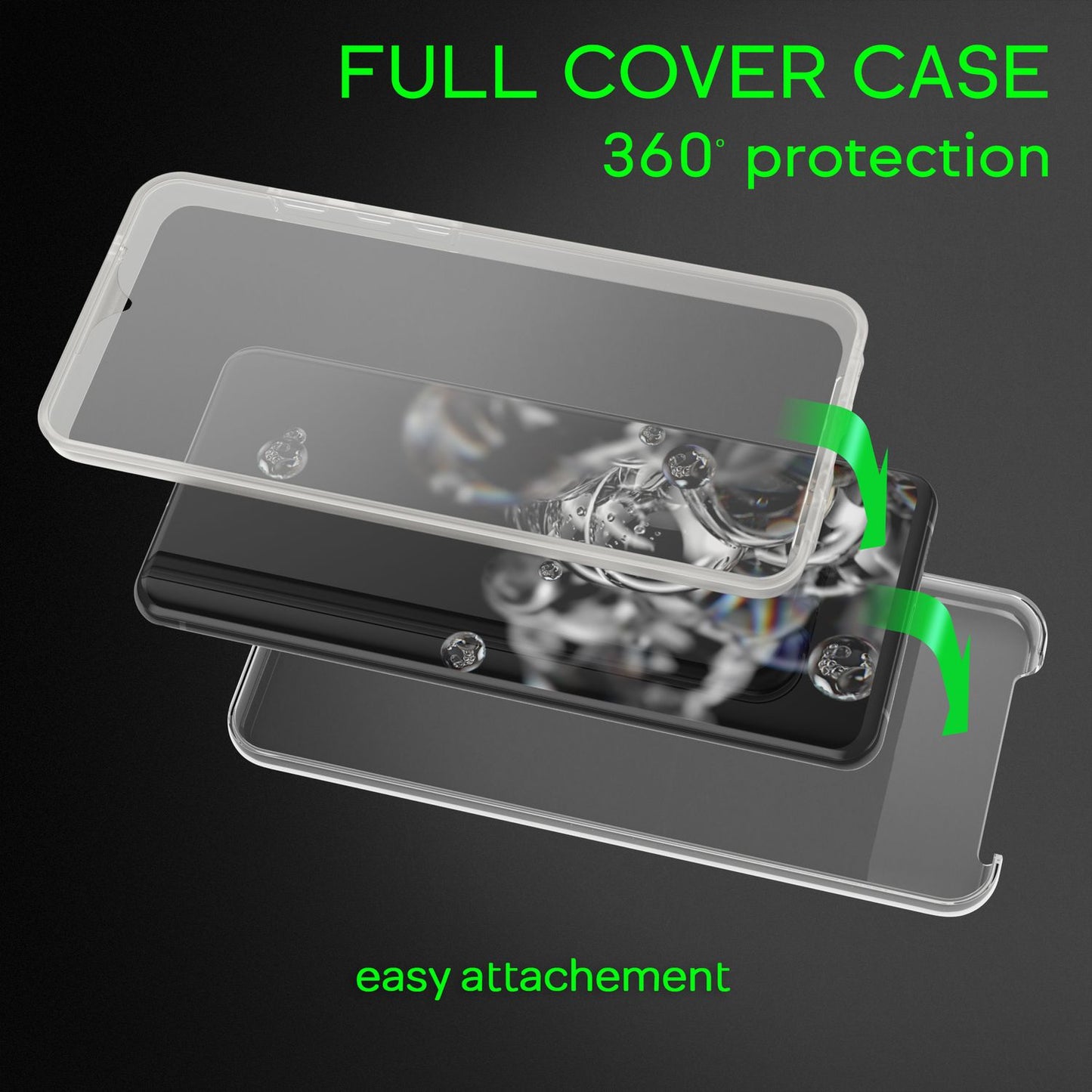 NALIA 360° Hülle für Samsung Galaxy S20 Plus – Vorne & Hinten Schutz – 360GUARD (Full-Body Case) – Marke aus Berlin