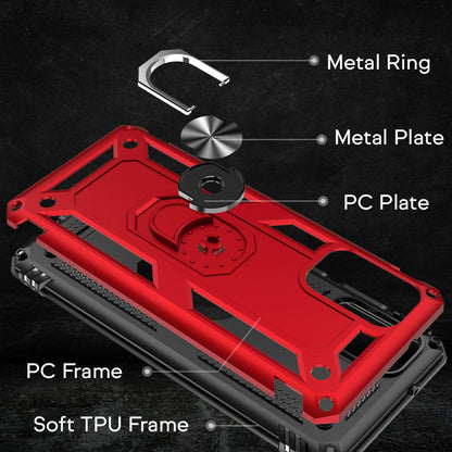 NALIA Panzerhülle für Samsung Galaxy S20 – Ring-Ständer 360° & Magnet-Halterung Kompatibel – RINGDEFEND (Stoßfestes Outdoor Case) – Marke aus Berlin