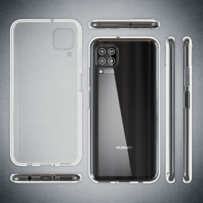 NALIA Transparente Silikonhülle für Huawei P40 Lite – Anti-Gelb & Rutschfest – GLAZE (Handyhülle Kristallklar, Schlank & Stoßfest) – Marke aus Berlin