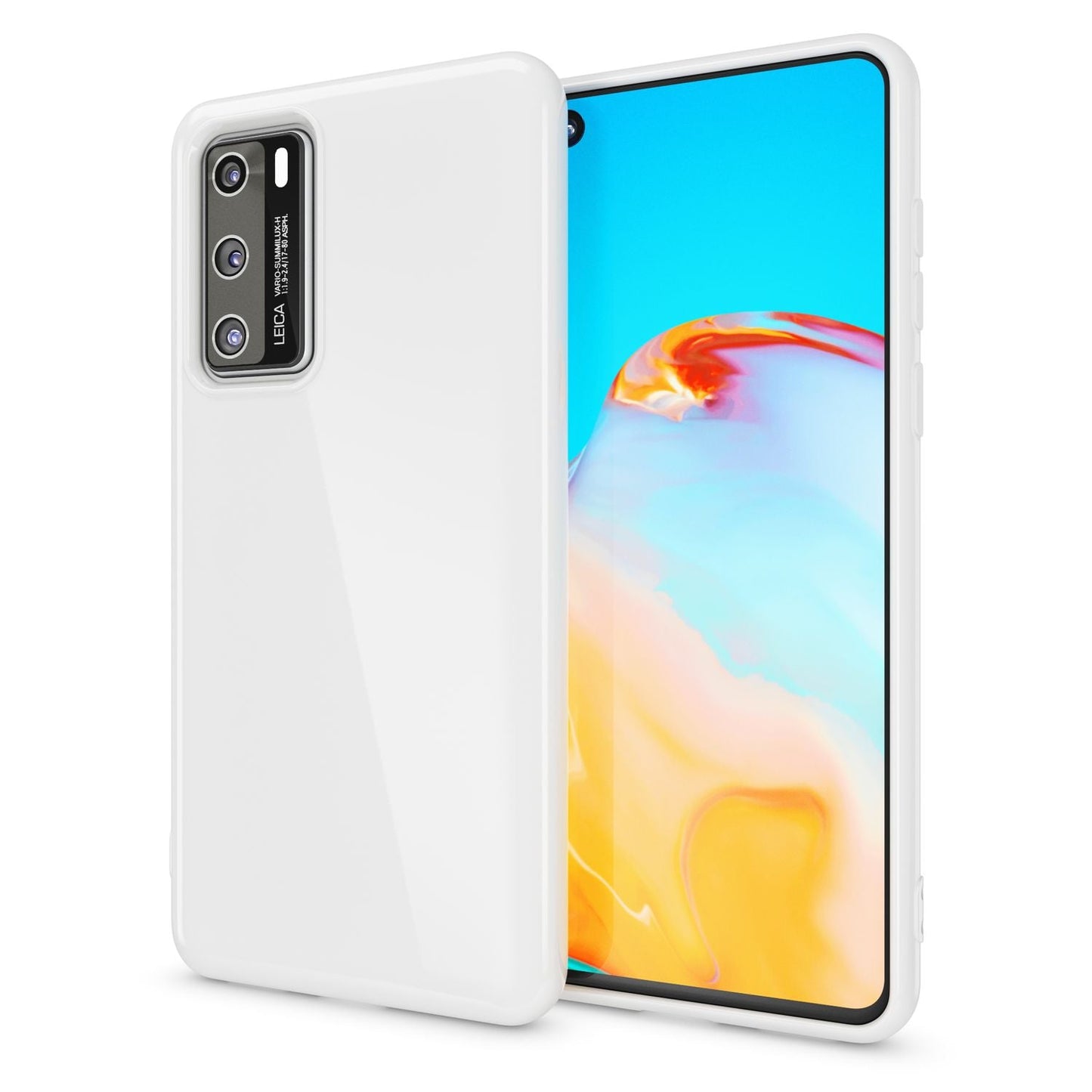 NALIA Silikon Handyhülle kompatibel mit Huawei P40 Hülle, Dünne TPU Schutzhülle Soft Phone Case Cover, Ultra-Slim Backcover Gummi Bumper Handy-Tasche Schale Backcase Etui Softcase Weich