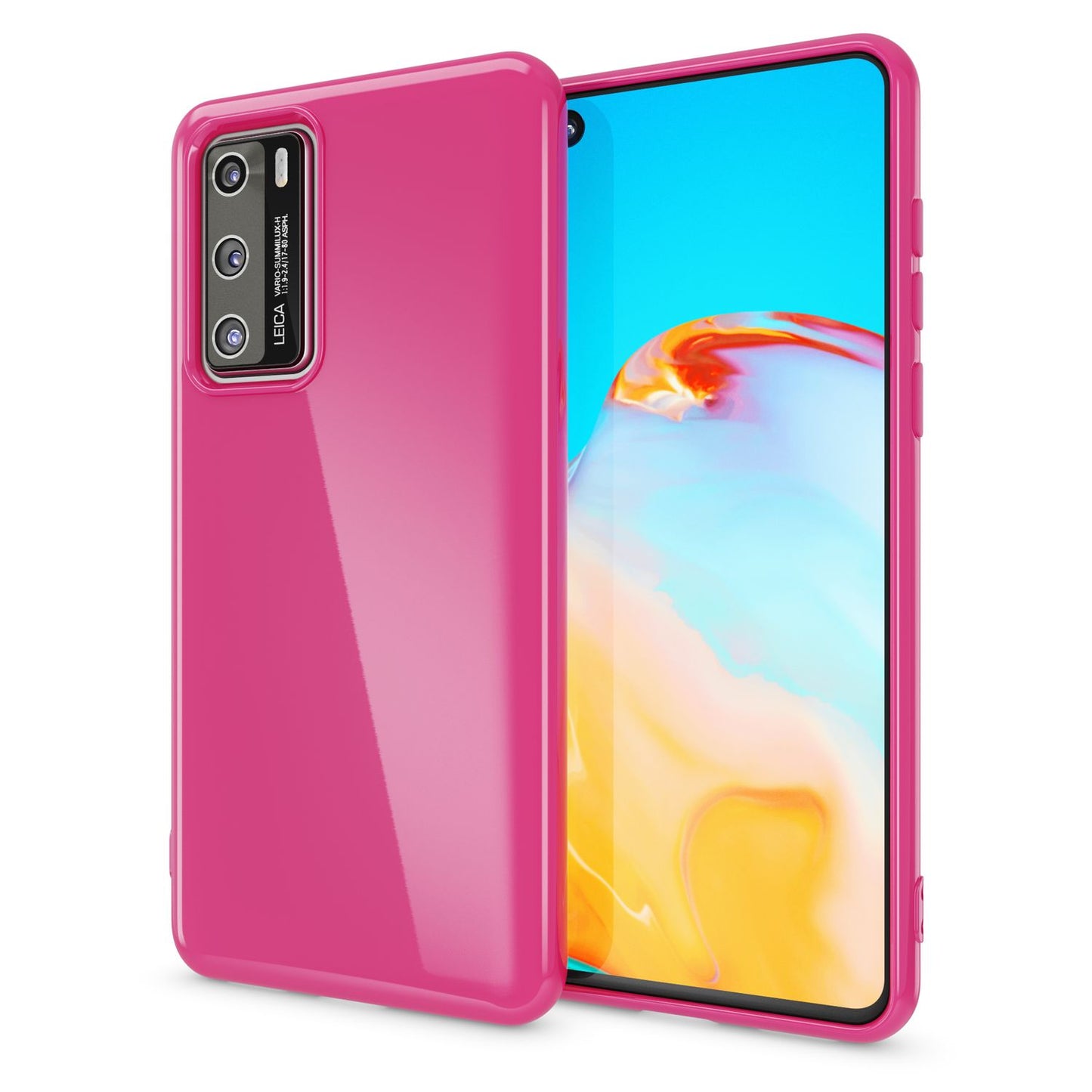 NALIA Silikon Handyhülle kompatibel mit Huawei P40 Hülle, Dünne TPU Schutzhülle Soft Phone Case Cover, Ultra-Slim Backcover Gummi Bumper Handy-Tasche Schale Backcase Etui Softcase Weich