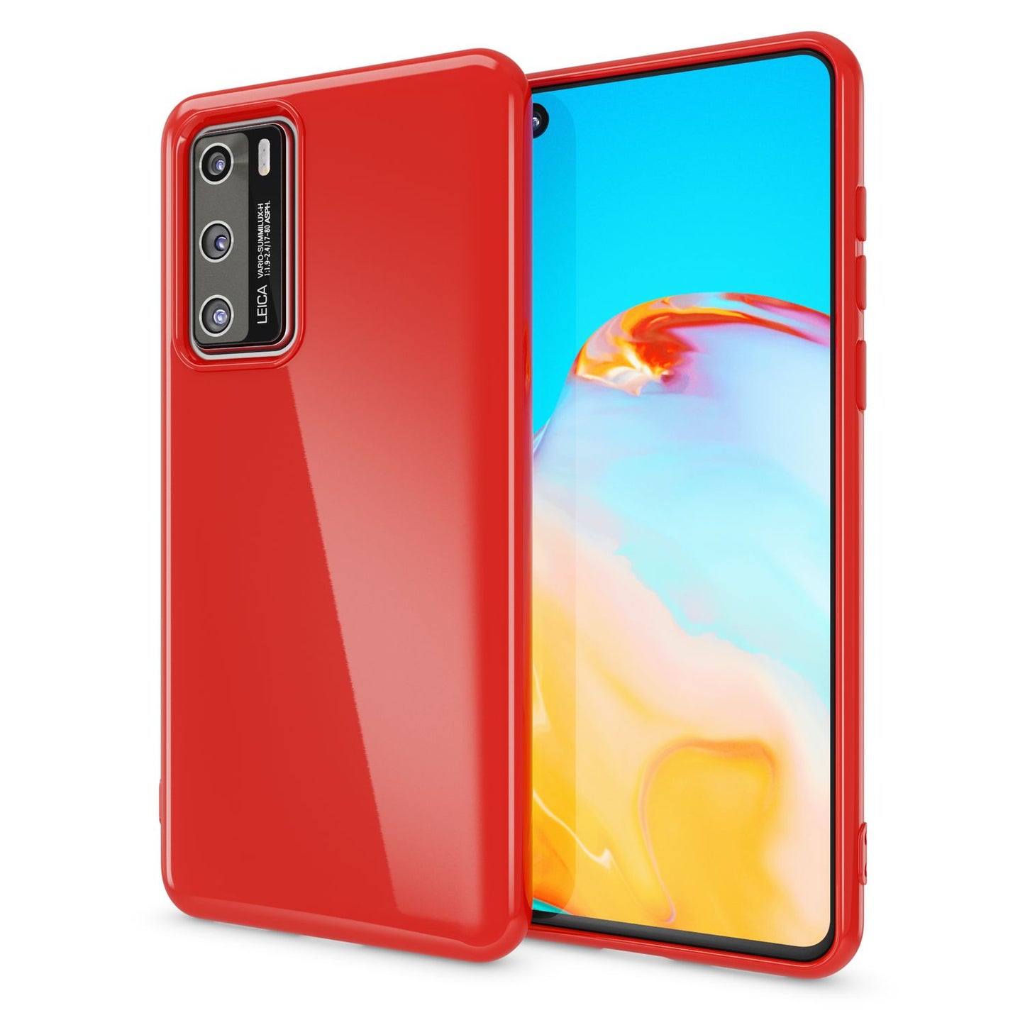 NALIA Silikon Handyhülle kompatibel mit Huawei P40 Hülle, Dünne TPU Schutzhülle Soft Phone Case Cover, Ultra-Slim Backcover Gummi Bumper Handy-Tasche Schale Backcase Etui Softcase Weich