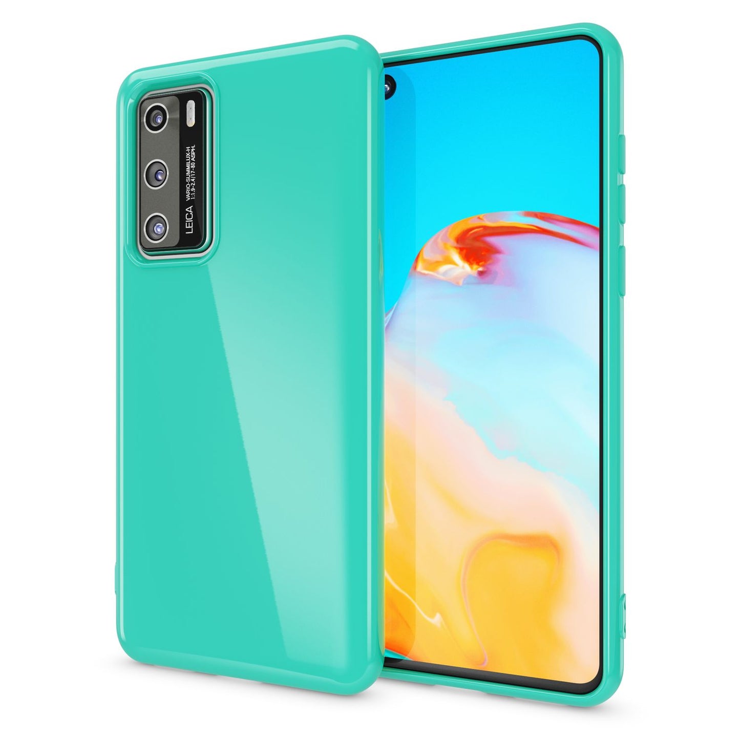 NALIA Silikon Handyhülle kompatibel mit Huawei P40 Hülle, Dünne TPU Schutzhülle Soft Phone Case Cover, Ultra-Slim Backcover Gummi Bumper Handy-Tasche Schale Backcase Etui Softcase Weich