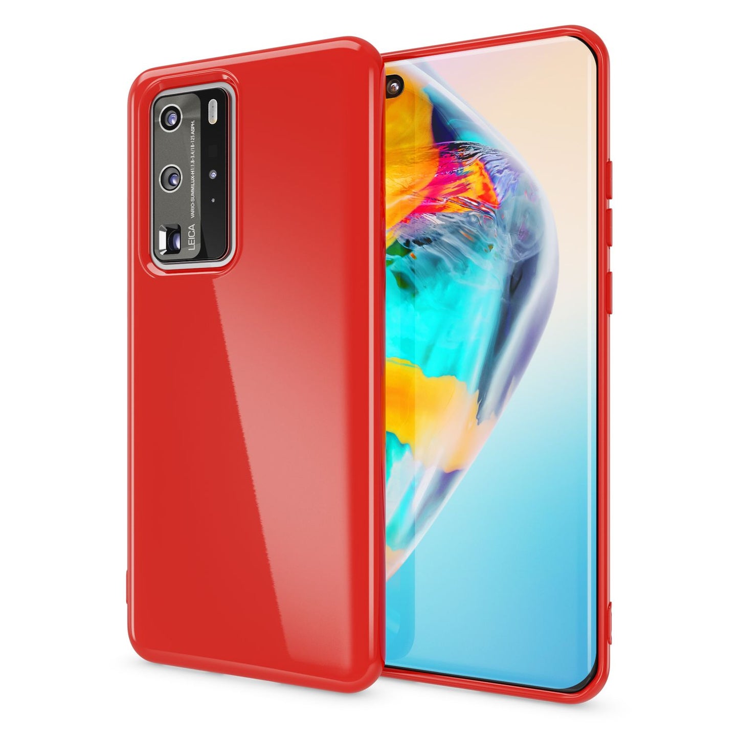 NALIA Silikon Handyhülle kompatibel mit Huawei P40 Pro Hülle, Dünne TPU Schutzhülle Soft Phone Case Cover, Ultra-Slim Backcover Gummi Bumper Handy-Tasche Schale Backcase Etui Softcase