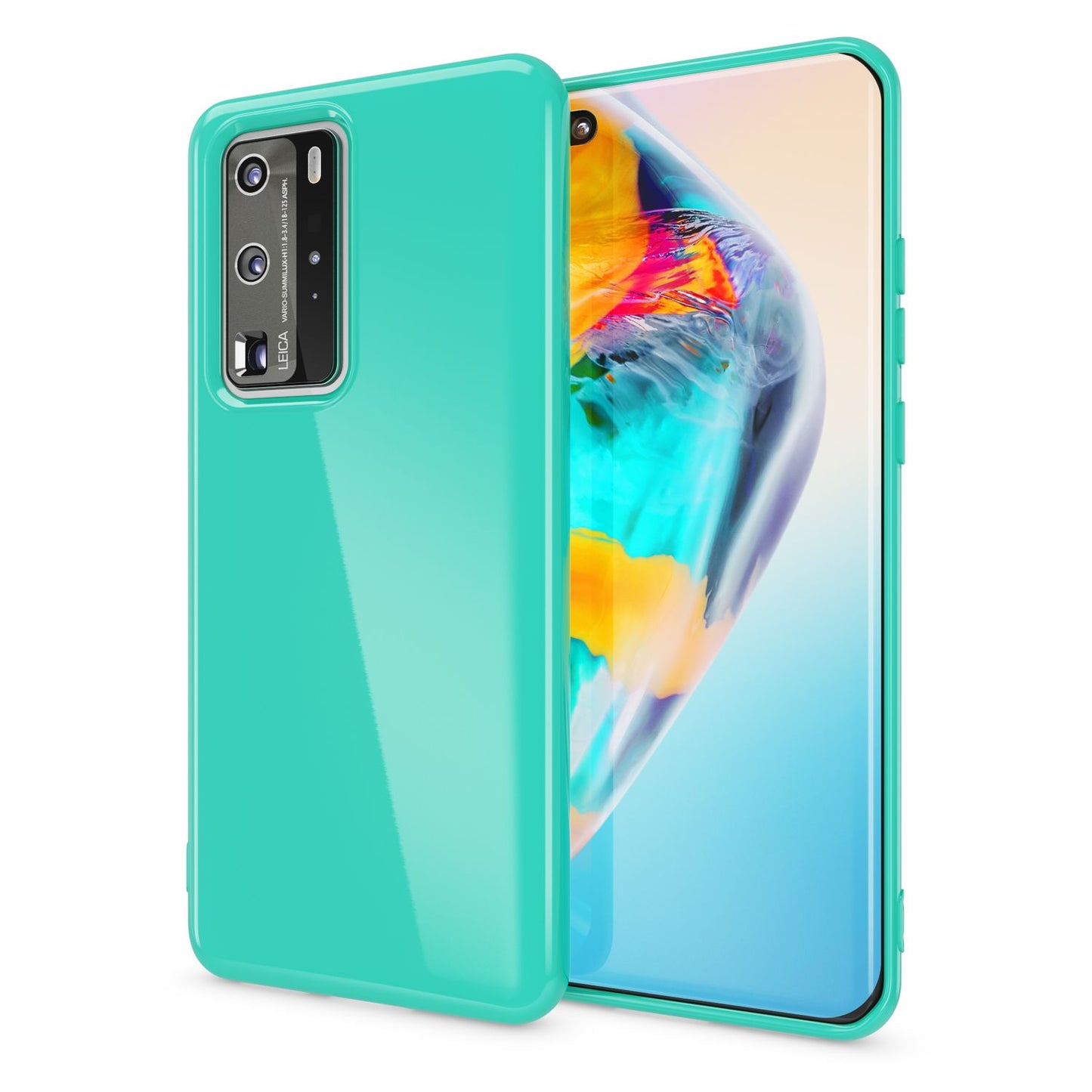 NALIA Silikon Handyhülle kompatibel mit Huawei P40 Pro Hülle, Dünne TPU Schutzhülle Soft Phone Case Cover, Ultra-Slim Backcover Gummi Bumper Handy-Tasche Schale Backcase Etui Softcase