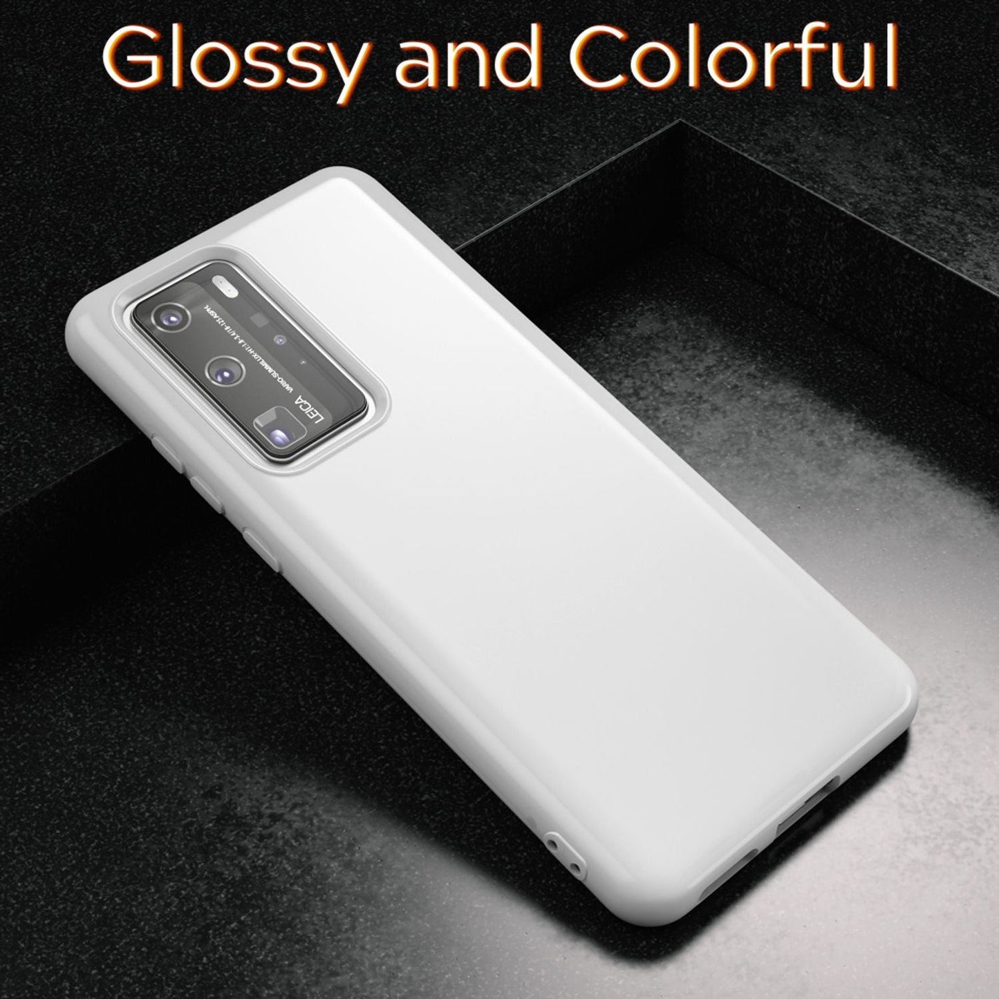 NALIA Silikon Handyhülle kompatibel mit Huawei P40 Pro Hülle, Dünne TPU Schutzhülle Soft Phone Case Cover, Ultra-Slim Backcover Gummi Bumper Handy-Tasche Schale Backcase Etui Softcase