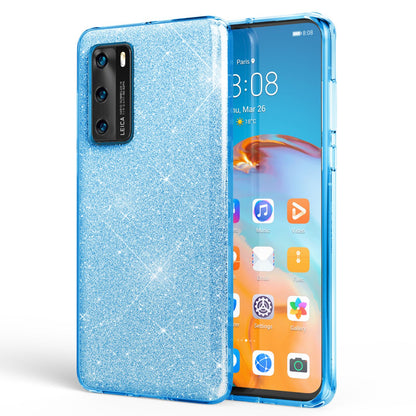 NALIA Glitzerhülle für Huawei P40 – Funkelnder Glitzer-Look & Grip – SHINEPOP (Silikon Case) – Marke aus Berlin
