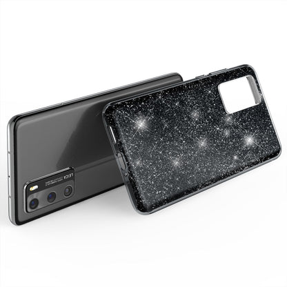 NALIA Glitzerhülle für Huawei P40 – Funkelnder Glitzer-Look & Grip – SHINEPOP (Silikon Case) – Marke aus Berlin