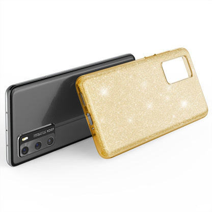 NALIA Glitzerhülle für Huawei P40 – Funkelnder Glitzer-Look & Grip – SHINEPOP (Silikon Case) – Marke aus Berlin
