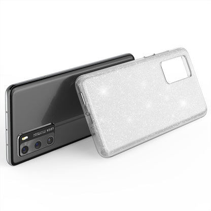 NALIA Glitzerhülle für Huawei P40 – Funkelnder Glitzer-Look & Grip – SHINEPOP (Silikon Case) – Marke aus Berlin