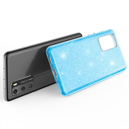 NALIA Glitzerhülle für Huawei P40 – Funkelnder Glitzer-Look & Grip – SHINEPOP (Silikon Case) – Marke aus Berlin