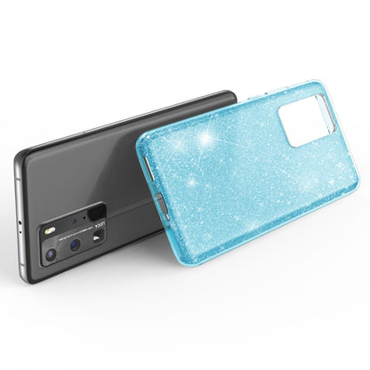 NALIA Glitzerhülle für Huawei P40 Pro – Funkelnder Glitzer-Look & Grip – SHINEPOP (Silikon Case) – Marke aus Berlin